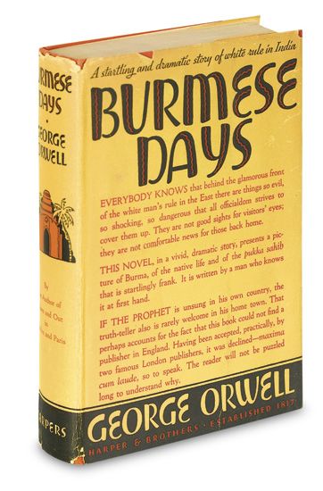 ORWELL, GEORGE. Burmese Days.